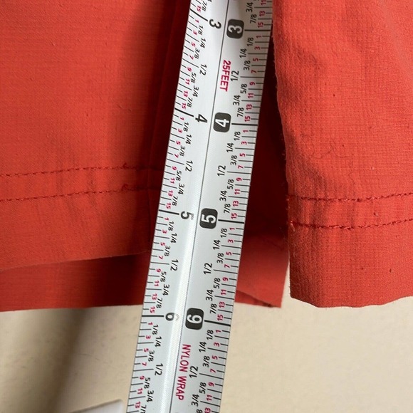 Simms M Mens Coral Red Mid Wash Regular Fit Pockets Fishing Gear Cargo Shorts - Picture 7 of 10